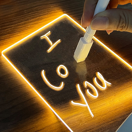 USB Night Light with LED Message Board - Idea Spark Hub 