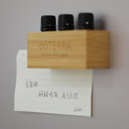 Bamboo Storage Rack Refrigerator Magnet
